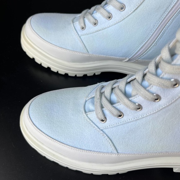 Free People Baby Blue Lace Up Boots - Picture 11 of 13